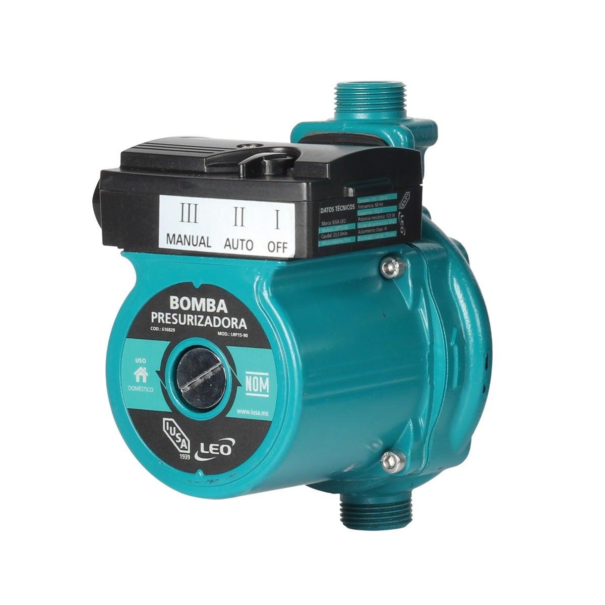 IUSA - Bomba presurizadora 0.16 hp con accesorios