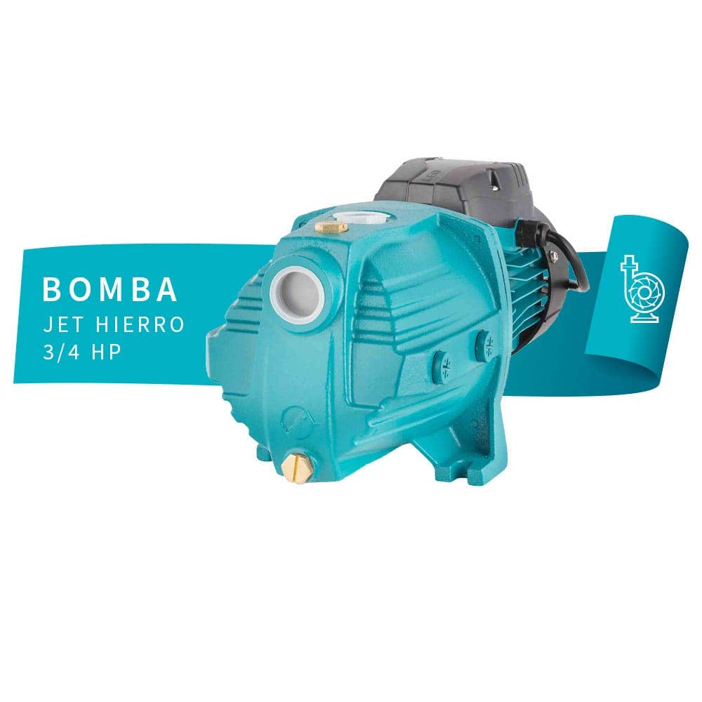 IUSA - Bomba jet de hierro fundido 3/4 hp entrada/salida 1" iusa