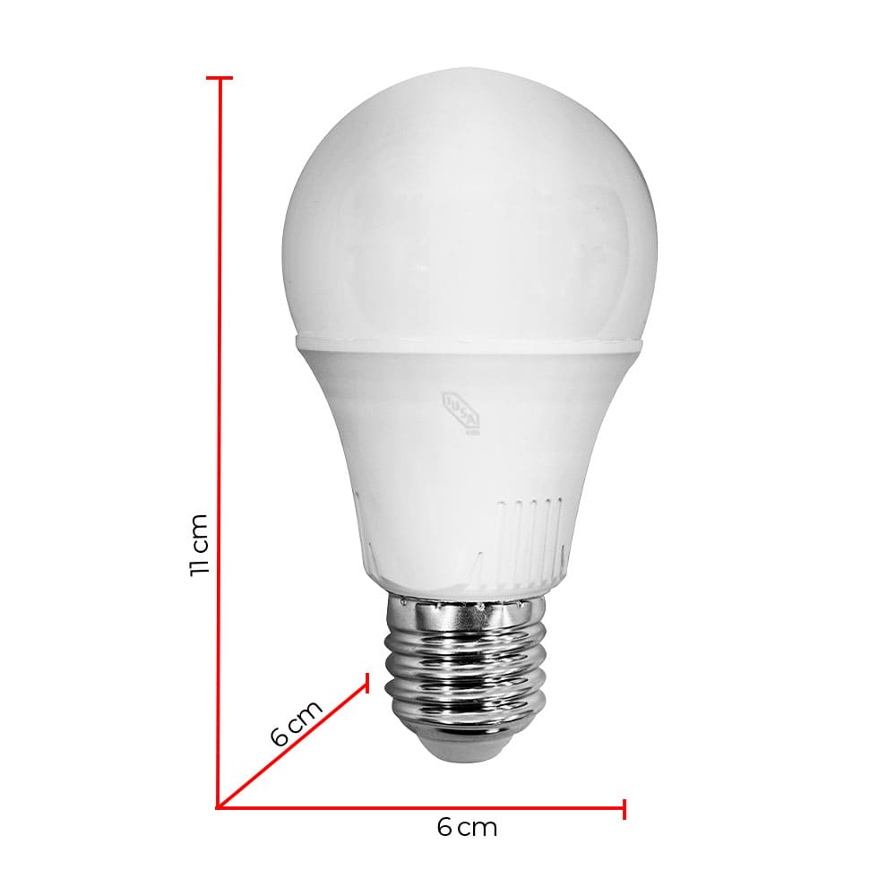 IUSA - Foco LED A19 en blister, luz cálida 5 W, IUSA
