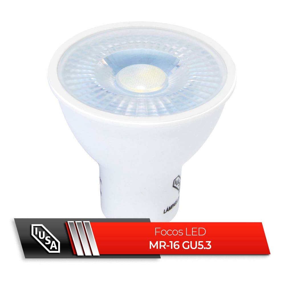 IUSA - Foco led mr-16 gu5.3 luz blanca 5w