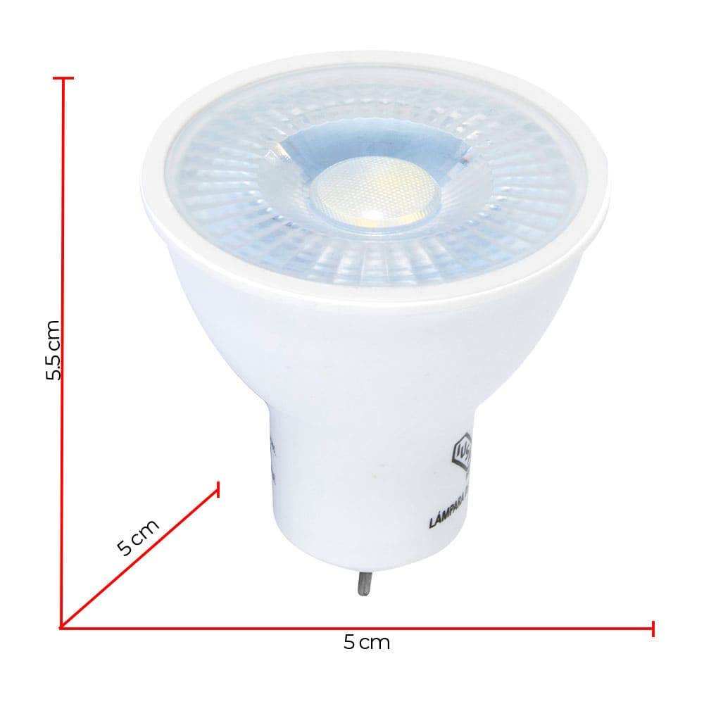 IUSA - Foco led mr-16 gu5.3 luz blanca 5w