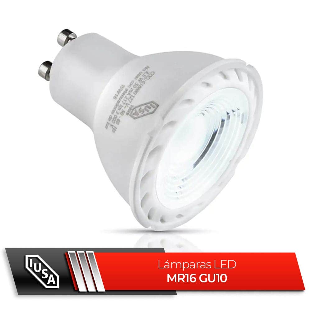 IUSA - Foco LED MR-16 gu10 luz blanca 5w iusa