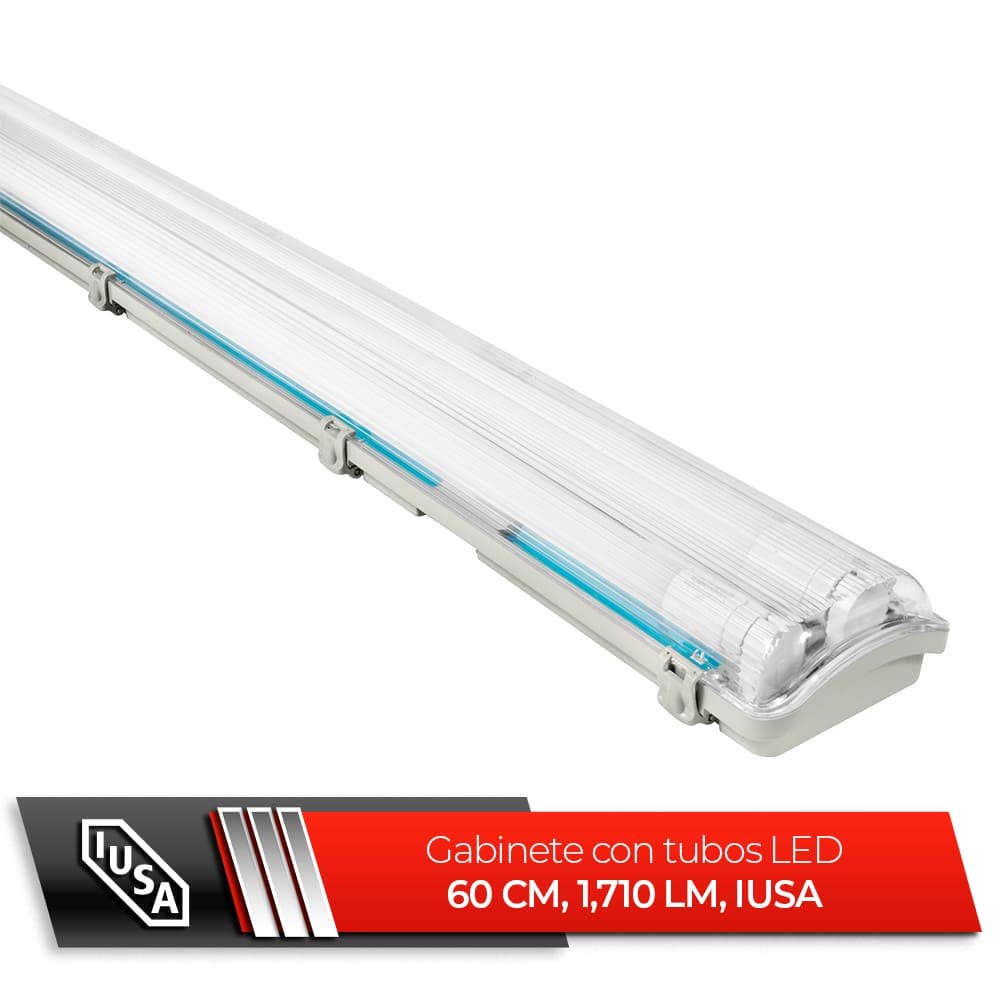 IUSA - Gabinete con tubos LED, 60 cm, 1710 lm, IUSA