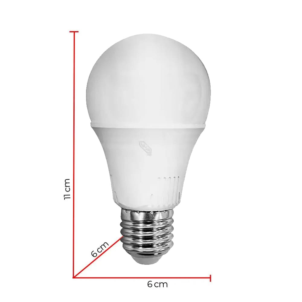 IUSA - Foco LED A19 en tripack, luz blanca 9 W, IUSA