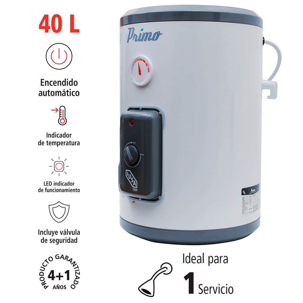 IUSA - Calentador eléctrico de depósito Primo 40 L IUSA