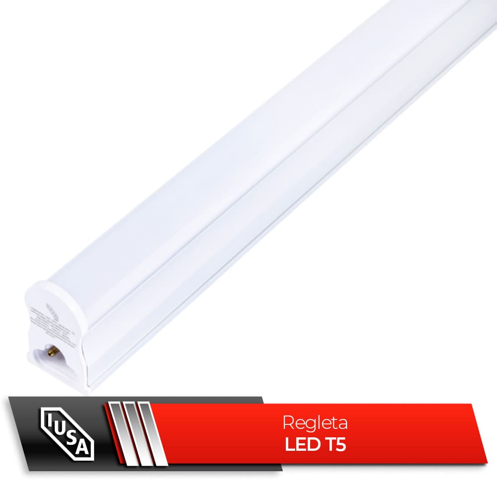 IUSA - Regleta T5 LED, 60 cm 9W luz blanca, IUSA