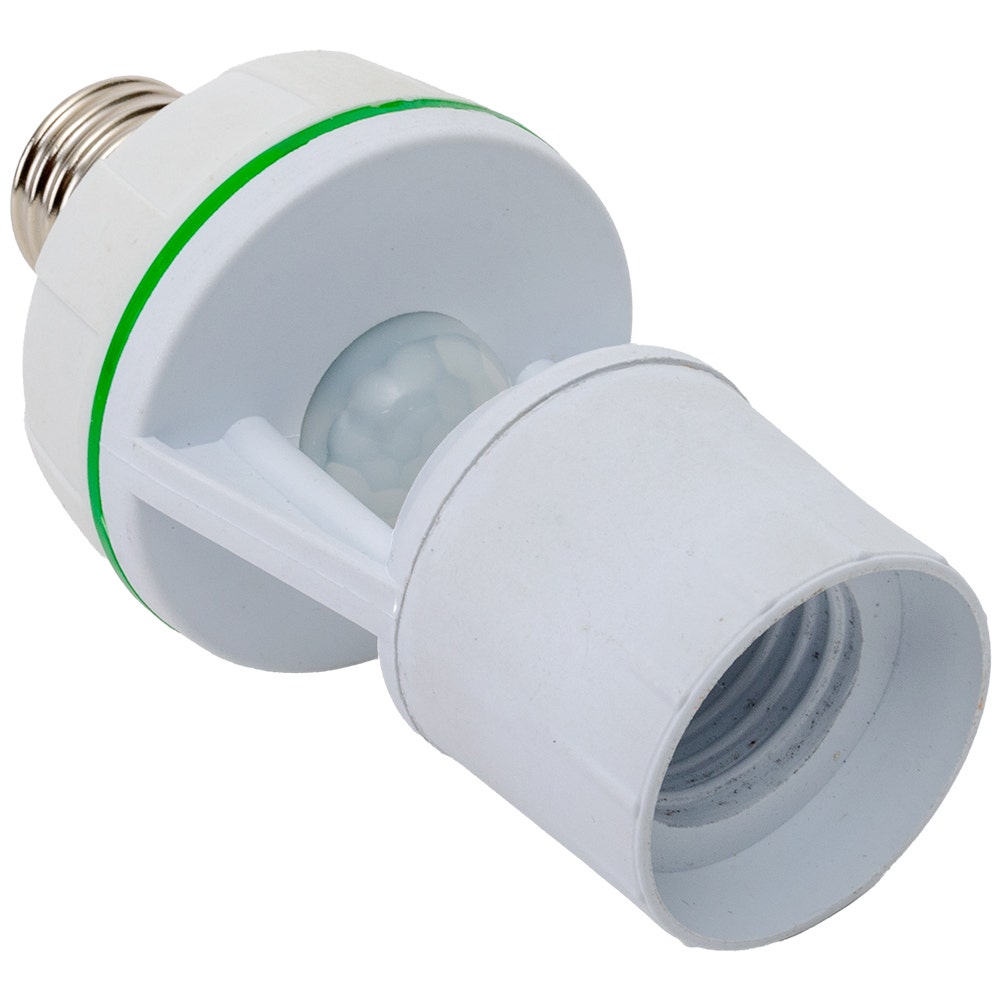 IUSA - Portalámpara con sensor de movimiento 60 w iusa