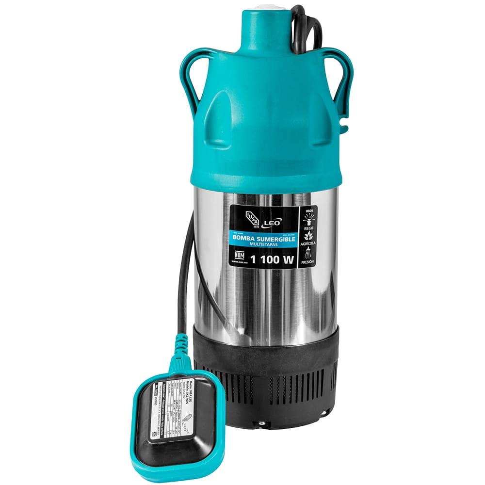 IUSA - Bomba sumergible para cisterna 1.5 hp acero inoxidable