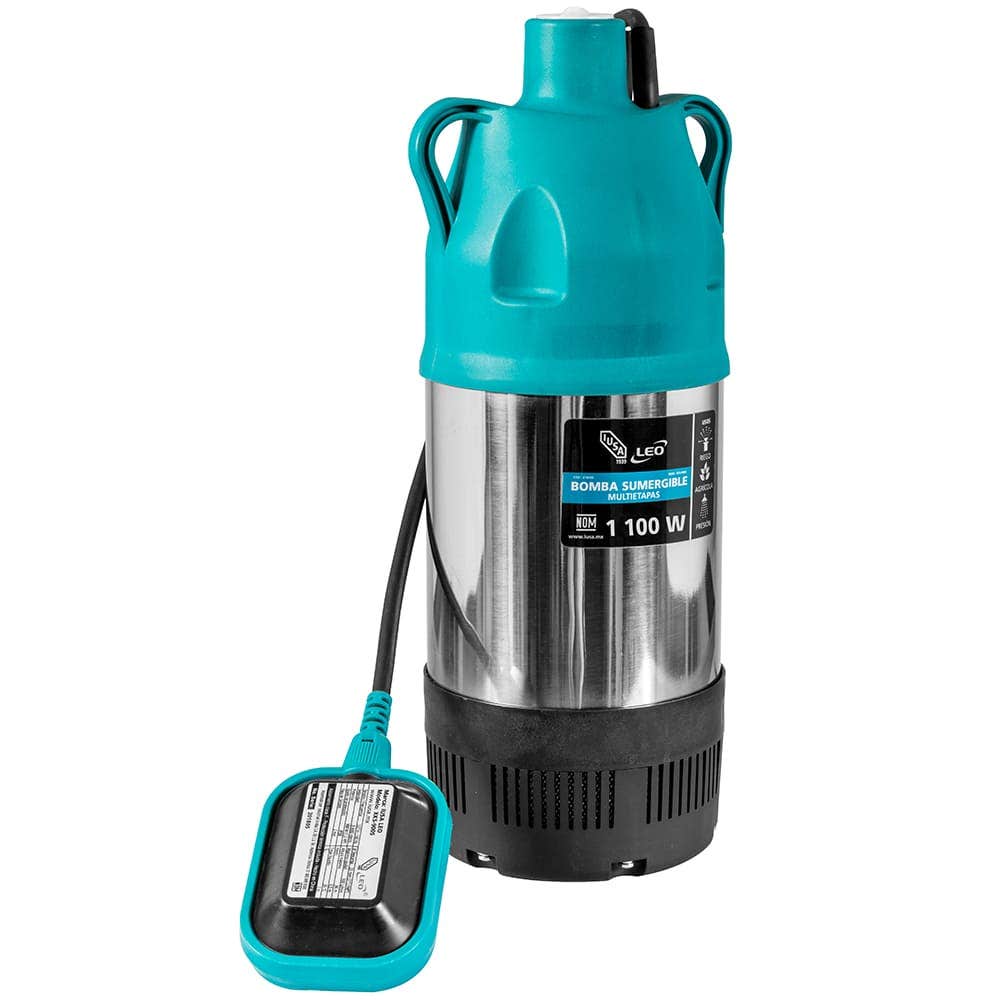 IUSA - Bomba sumergible para cisterna 1.5 hp acero inoxidable