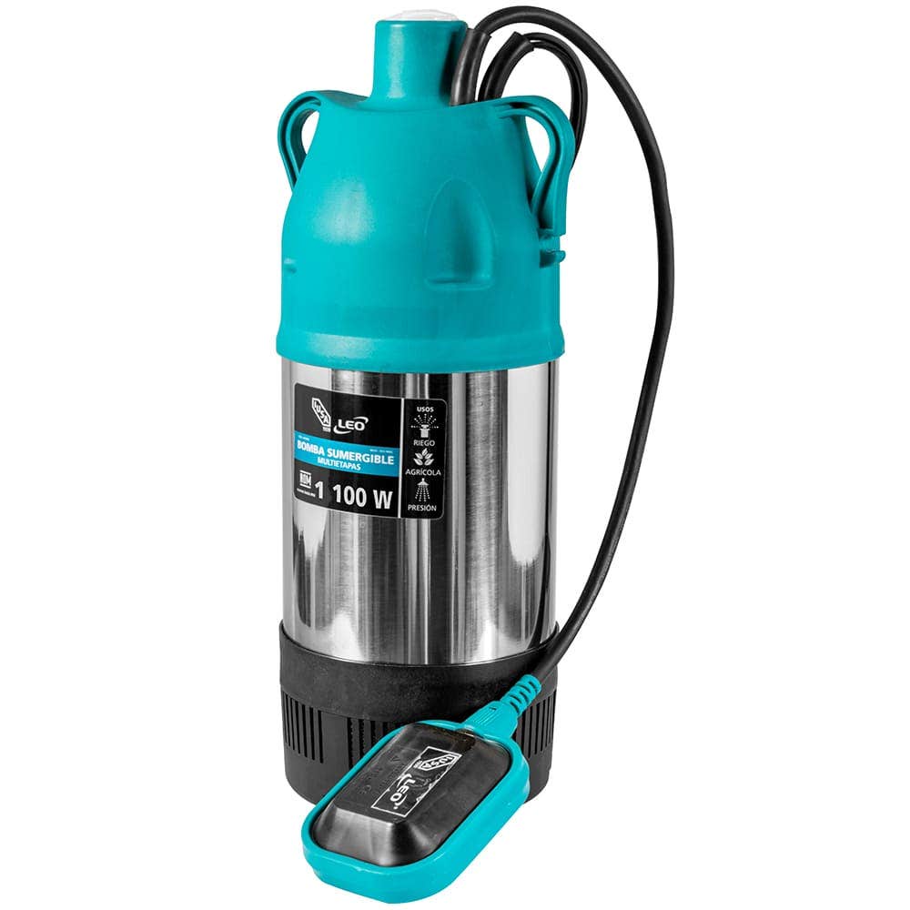 IUSA - Bomba sumergible para cisterna 1.5 hp acero inoxidable