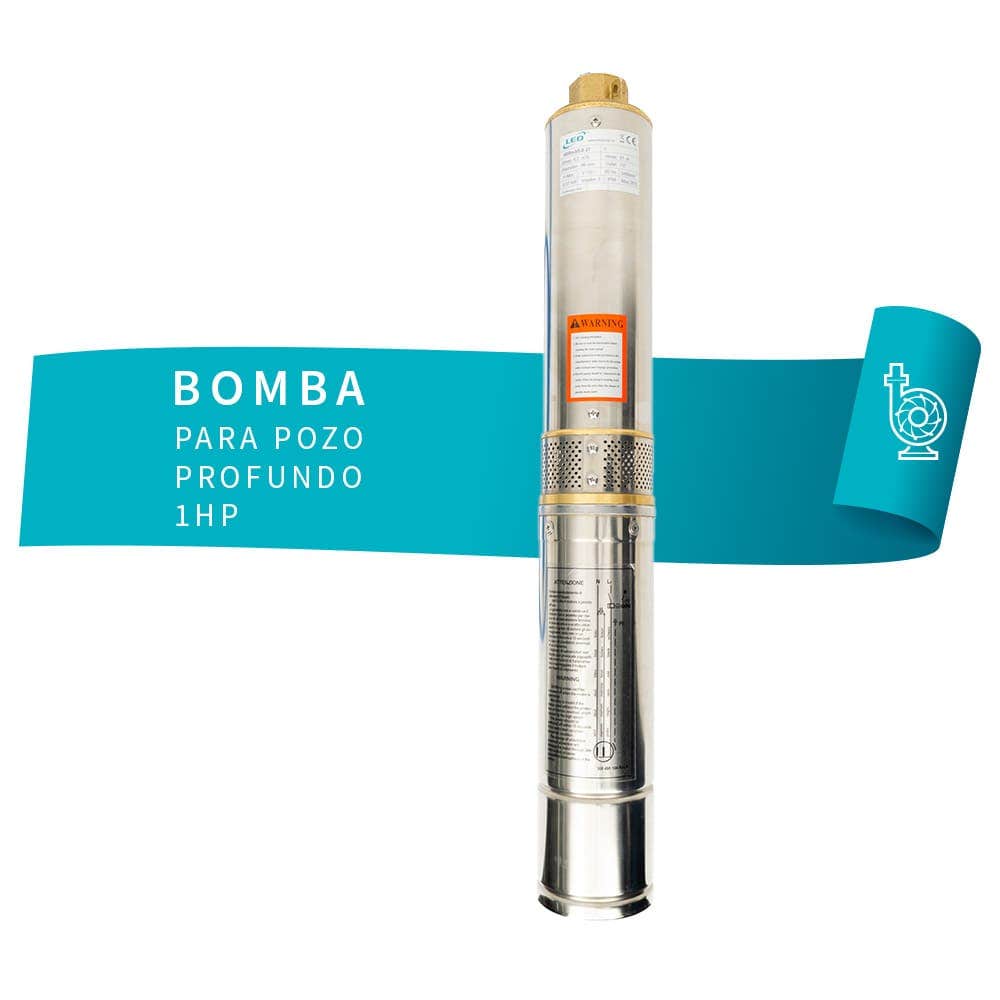 IUSA - Bomba sumergible tipo bala 1 HP, pozos profundos, IUSA
