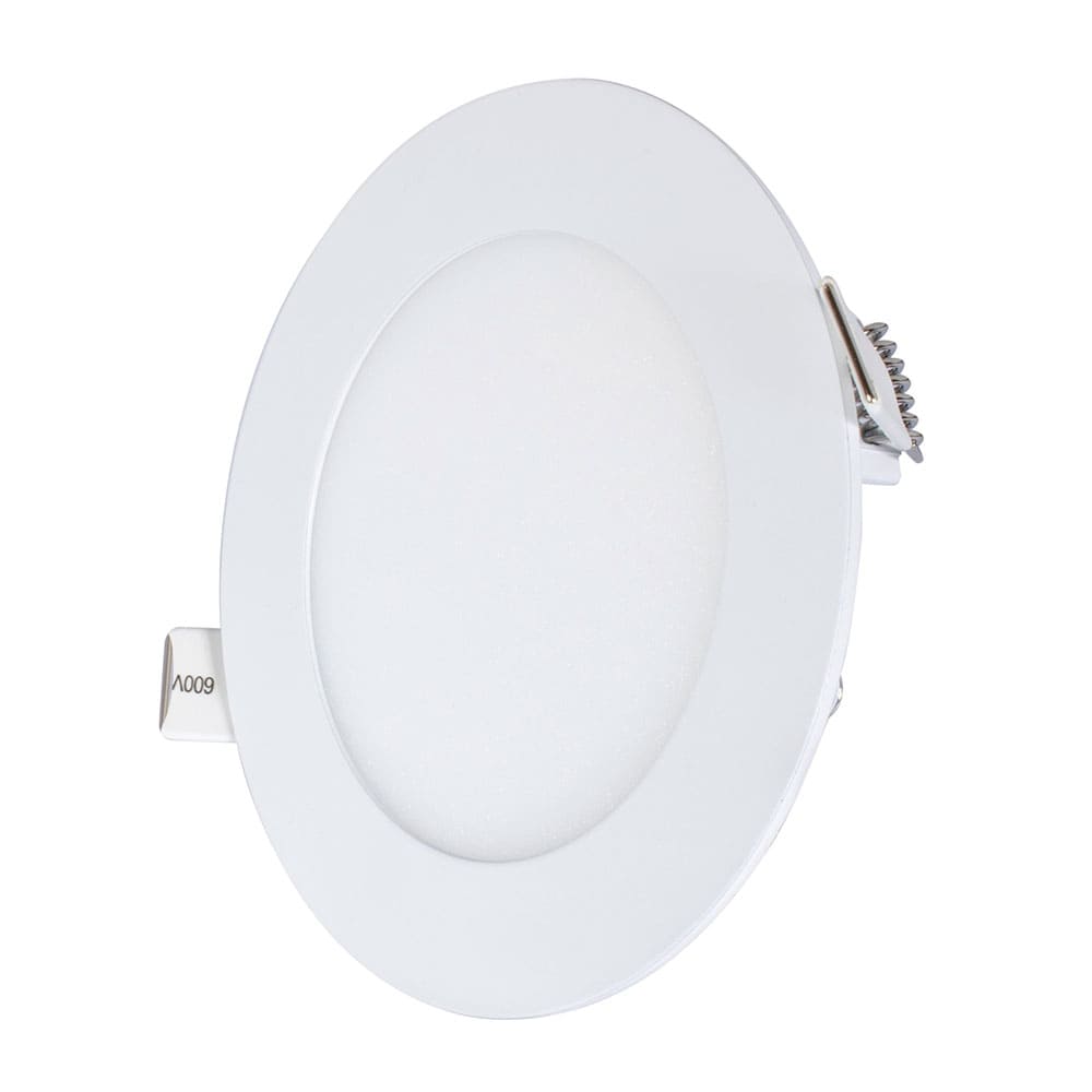 IUSA - Lámpara LED redonda para empotrar, luz cálida 3 W