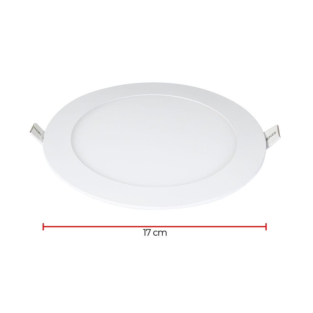 IUSA - Luminaria LED redonda para empotrar, 420 lm 12 cm, IUSA
