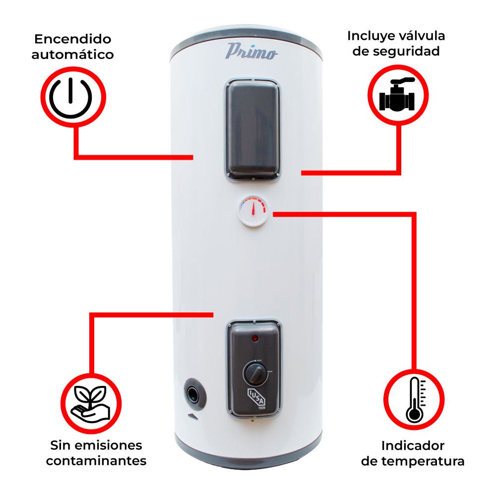 IUSA - Calentador eléctrico de depósito Primo 95 L IUSA