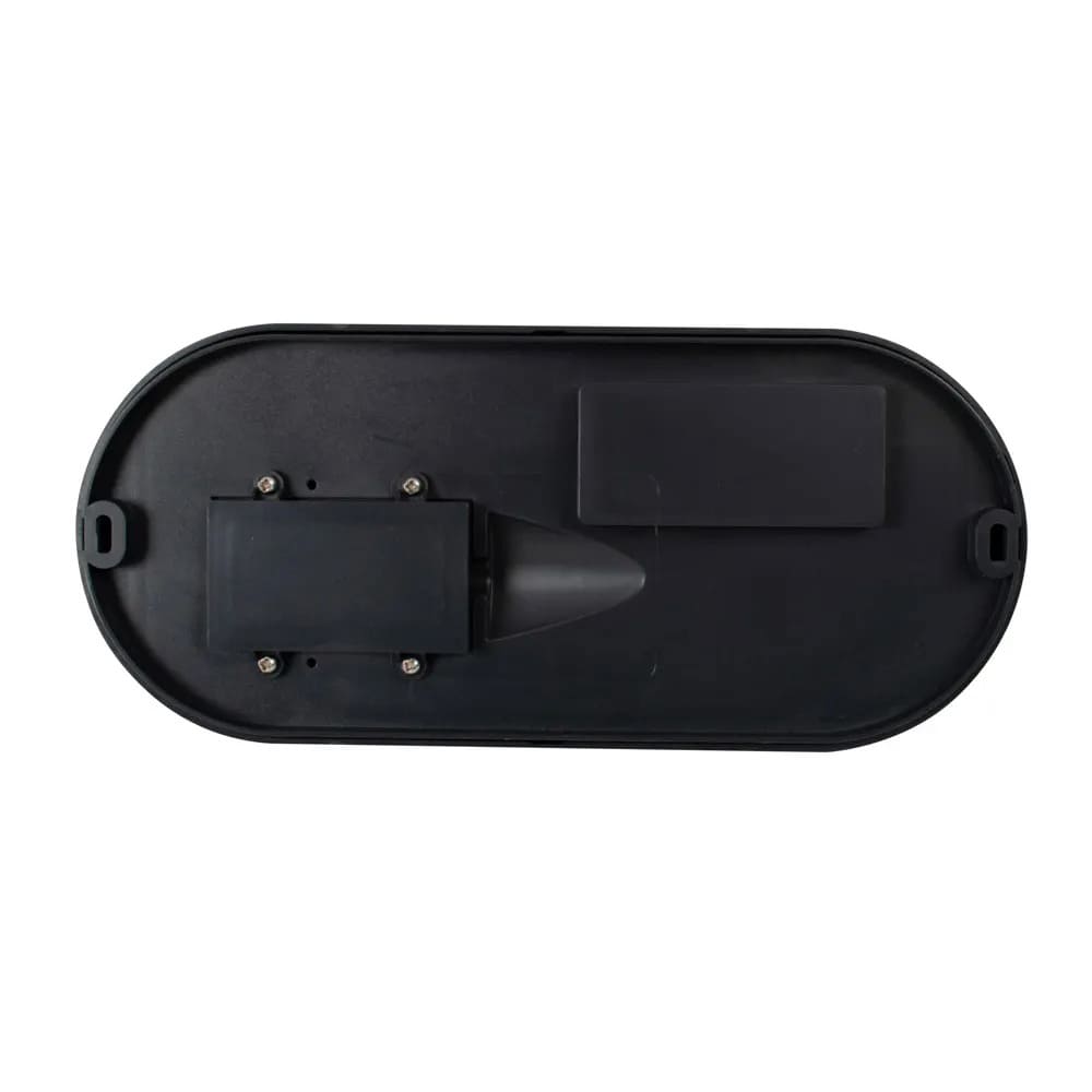 IUSA - Arbotante ovalado LED para exterior, 9W, luz cálida, IUSA