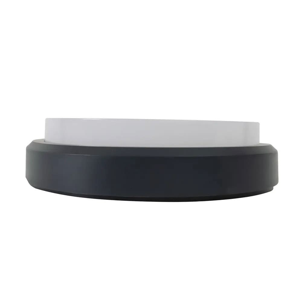 IUSA - Arbotante redondo LED para exterior, 9W, luz cálida, IUSA