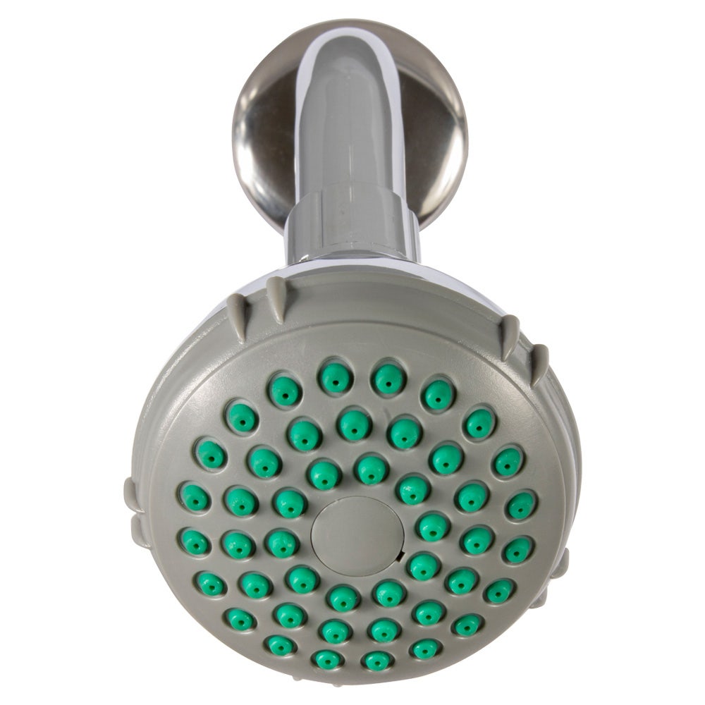 IUSA - Regadera Ecológica IUSA Antisarro con brazo y Chapetón Metálicos, 3.8 L/min