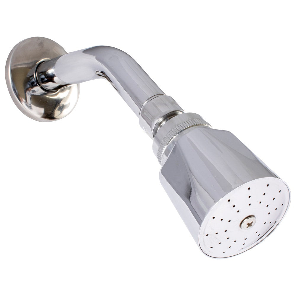 IUSA - Regadera Redonda IUSA con brazo y Chapetón Metálicos, 3.8 L/min., Modelo 303