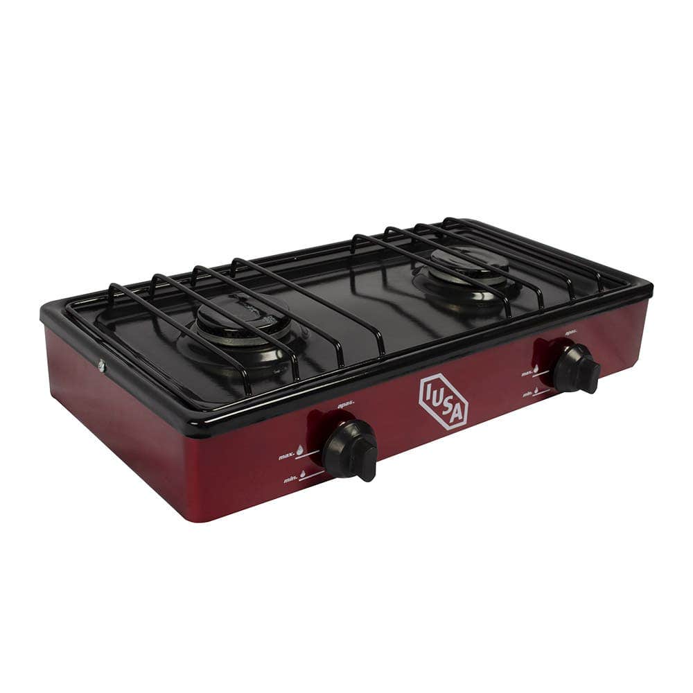 IUSA - Parrilla a gas 2 quemadores caper vino