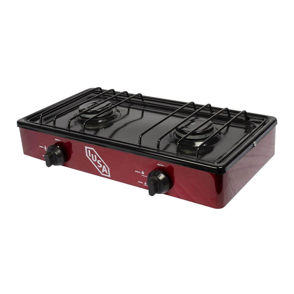 IUSA - Parrilla a gas 2 quemadores caper vino