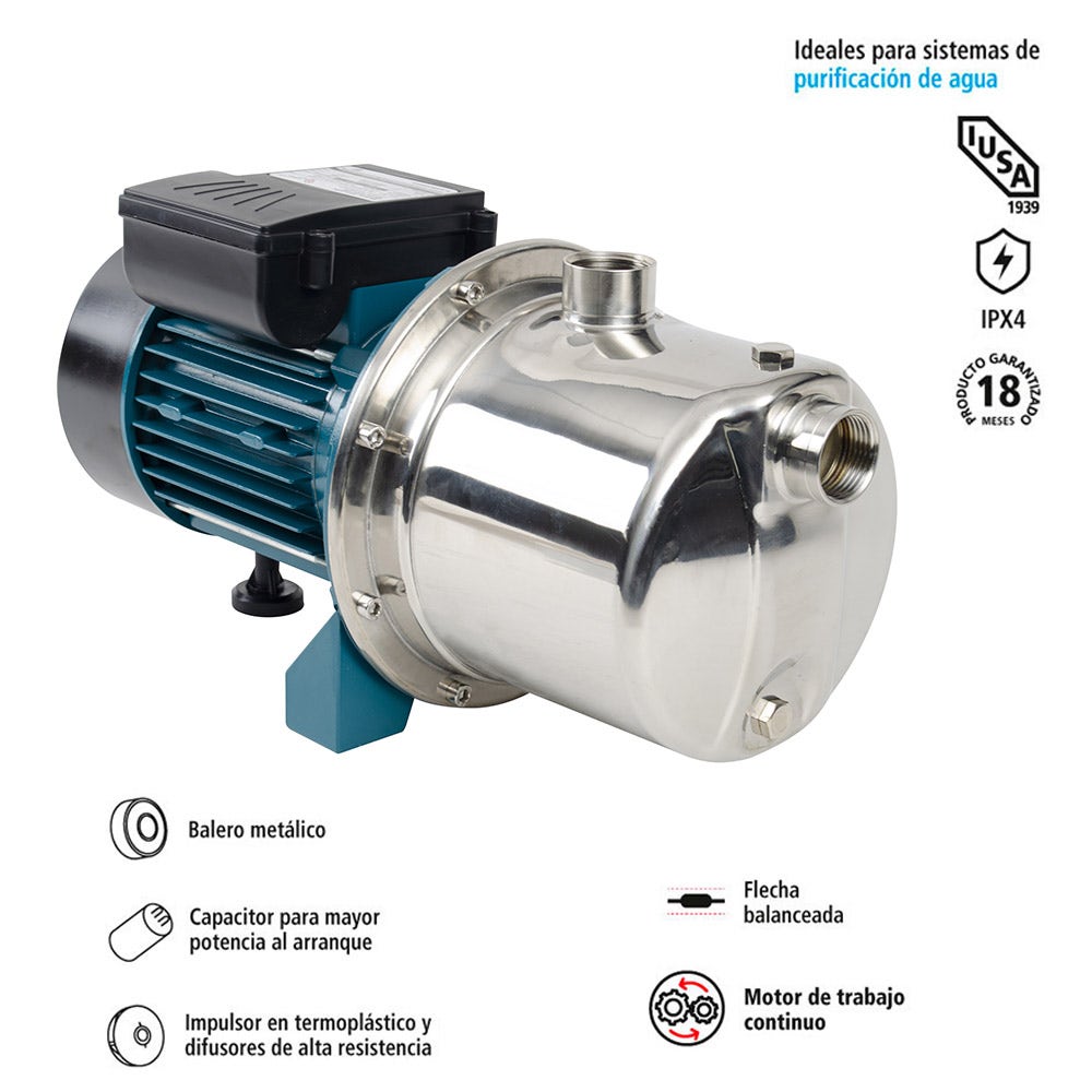 IUSA - Bomba Centrífuga Multietapas 1.2 HP, IUSA