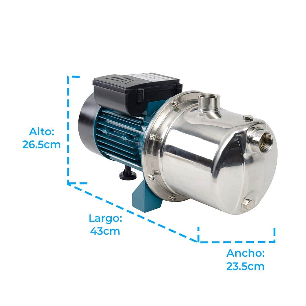 IUSA - Bomba centrífuga multietapas 1.2 HP, cuerpo inoxidable, IUSA