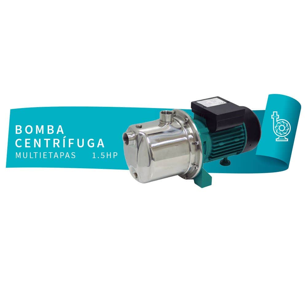 IUSA - Bomba centrífuga multietapas 1.5 HP, acero inoxidable, IUSA