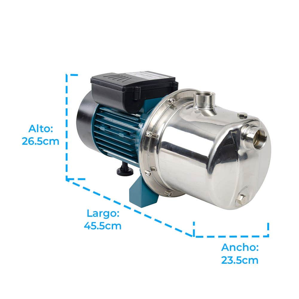 IUSA - Bomba centrífuga multietapas 1.5 HP, acero inoxidable, IUSA