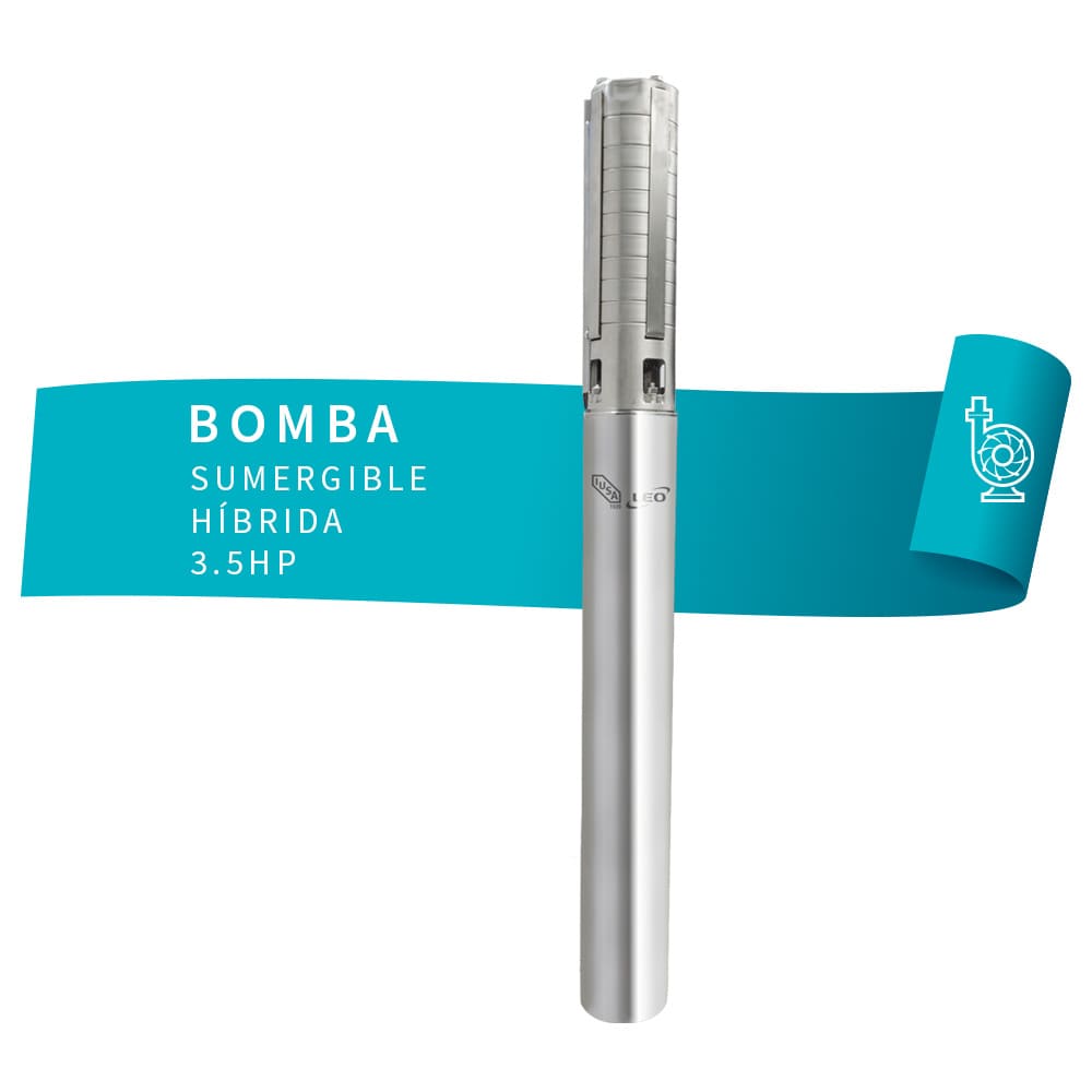 IUSA - Bomba Sumergible Híbrida 2.5 HP, ECO Tecnología, IUSA