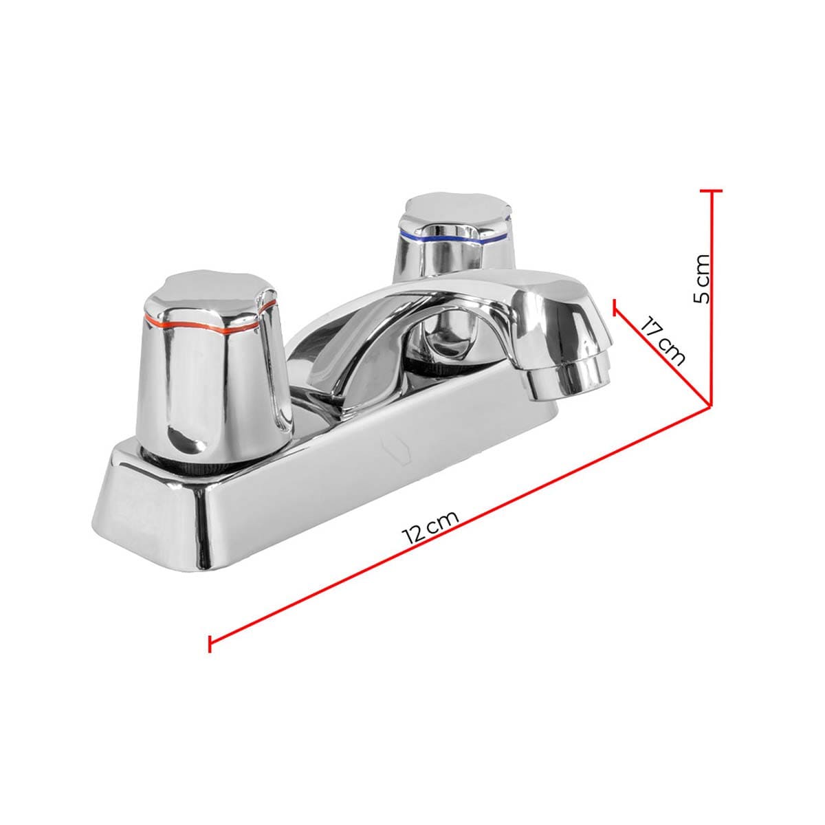 IUSA - Llave Mezcladora Metálica para Lavabo IUSA, 4”