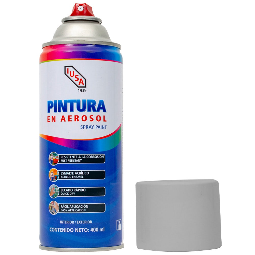 IUSA - Pintura Aerosol Color Aluminio