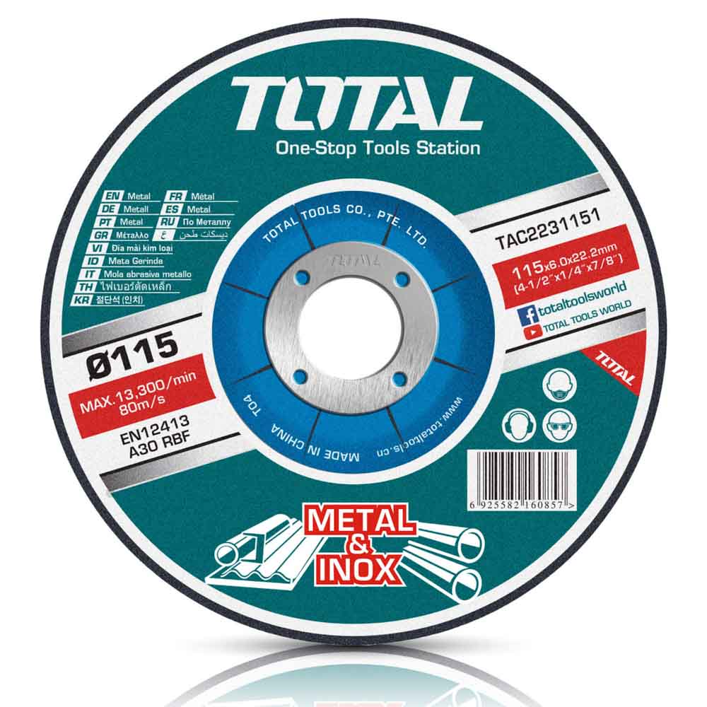 IUSA - Disco Abrasivo para Corte de Metal de 4 1/2 Pulgadas