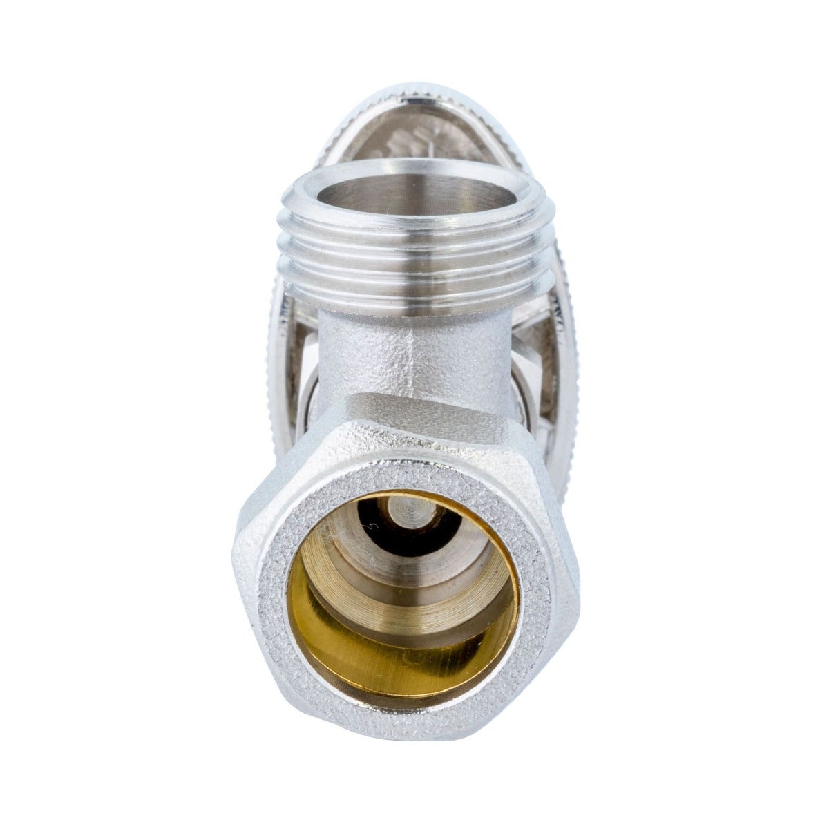 IUSA - Válvula de control angular 13mm 1/2" compresión x 13mm 1/2" HNPS