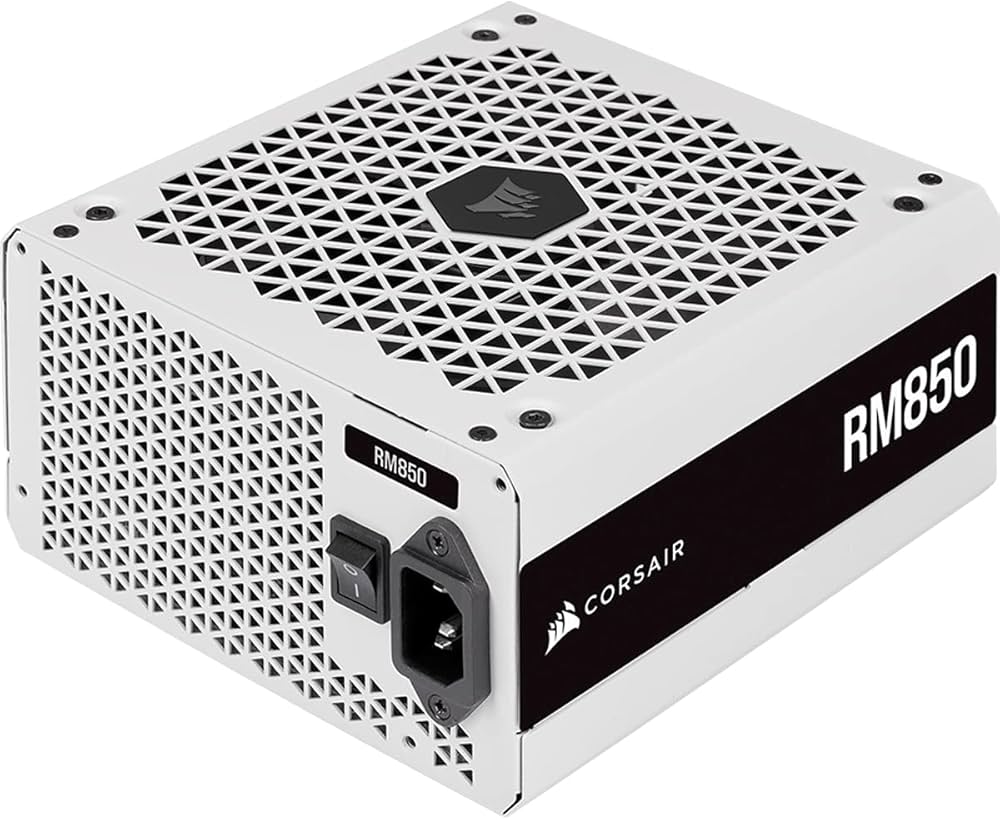 CORSAIR - Fuente de Poder Corsair RM850 850W ATX 12V 80 Plus Gold Full Modular 24-pin Color Blanco