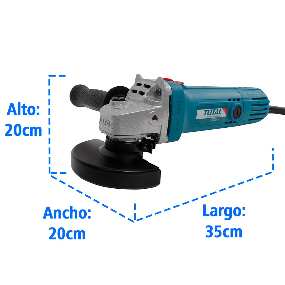 IUSA - Esmeriladora con Disco de 4 1/2", 750 W