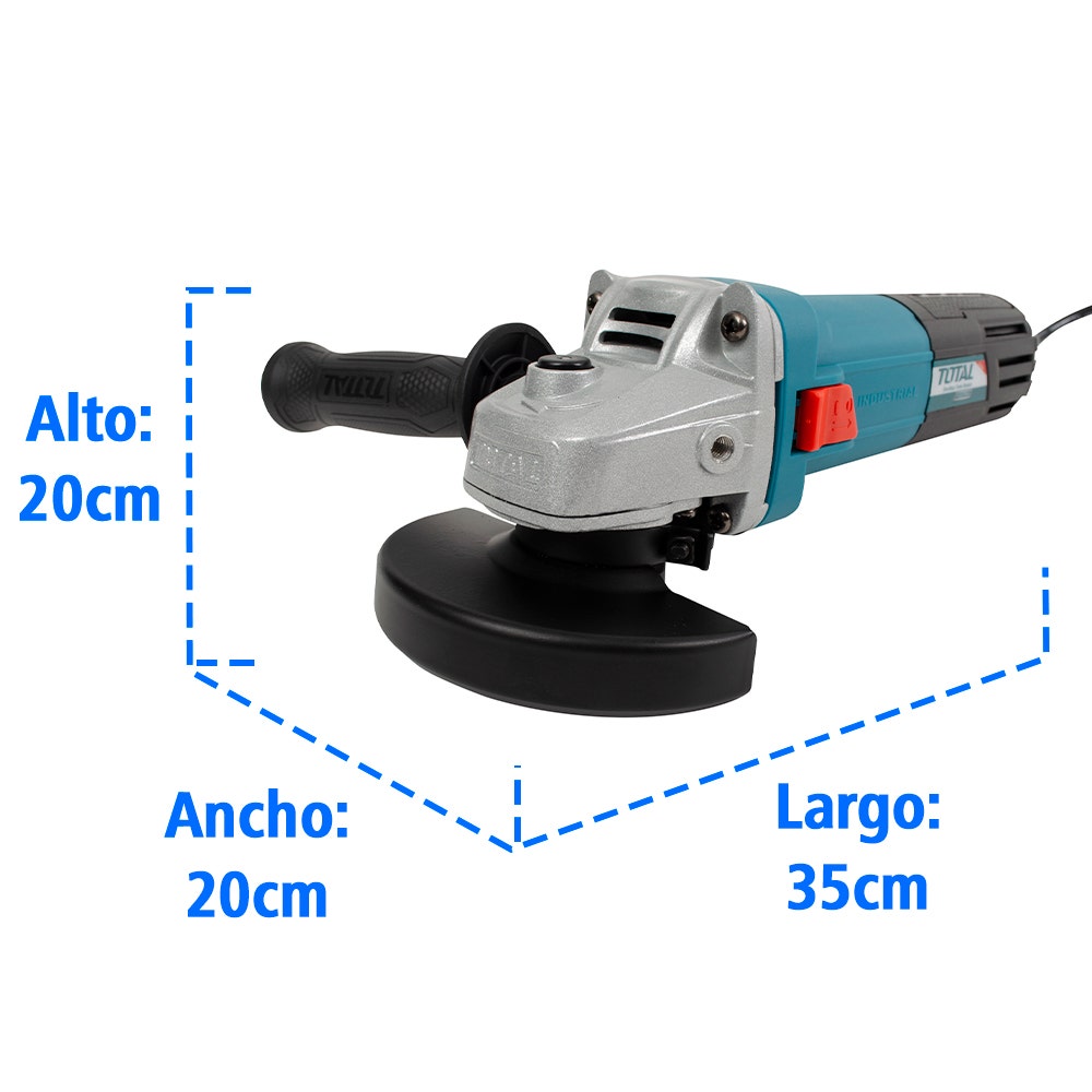 IUSA - Esmeriladora con Disco de 4 1/2", 950 W