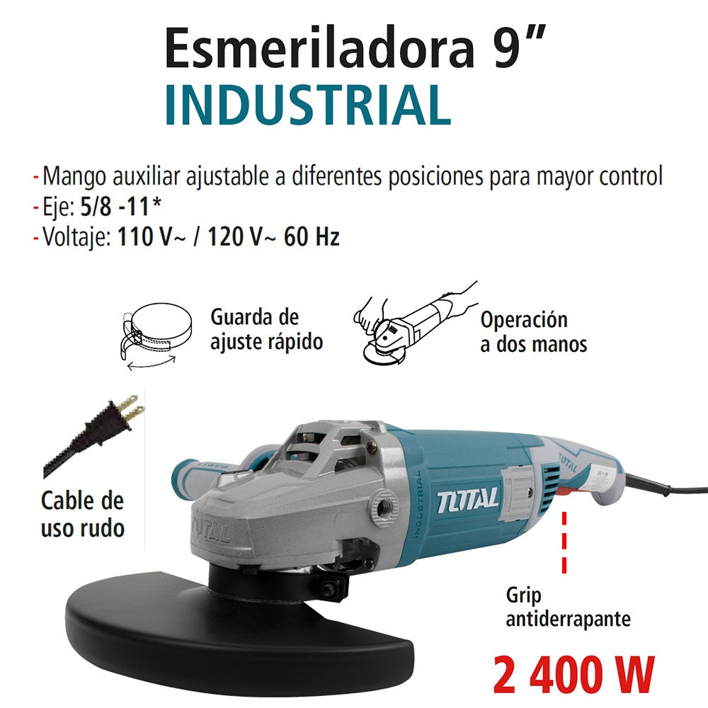 IUSA - Esmeriladora con Disco de 9