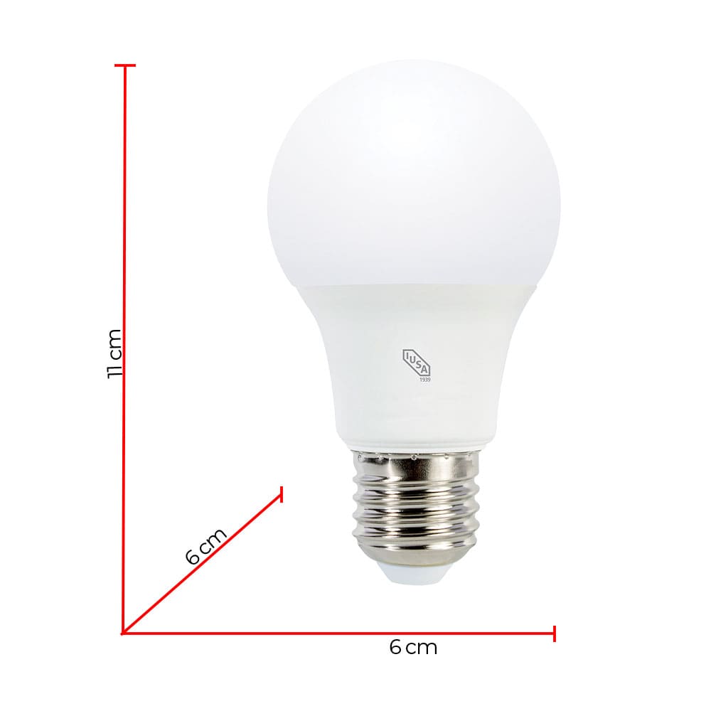 IUSA - Foco LED Eco A19 luz blanca 5 W, IUSA