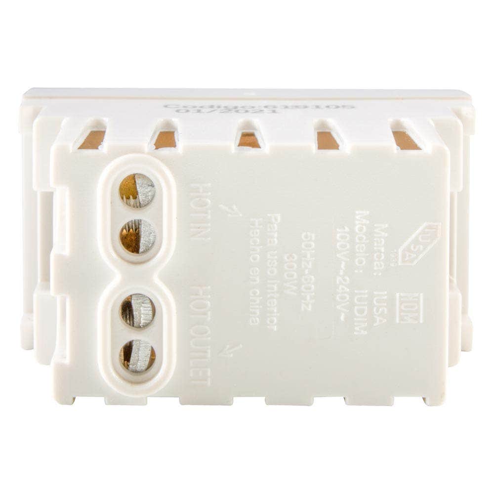 IUSA - Dimmer scudetto blanco brillante
