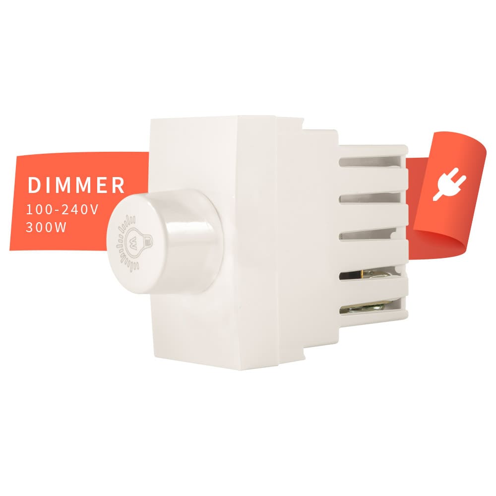 IUSA - Dimmer scudetto blanco brillante