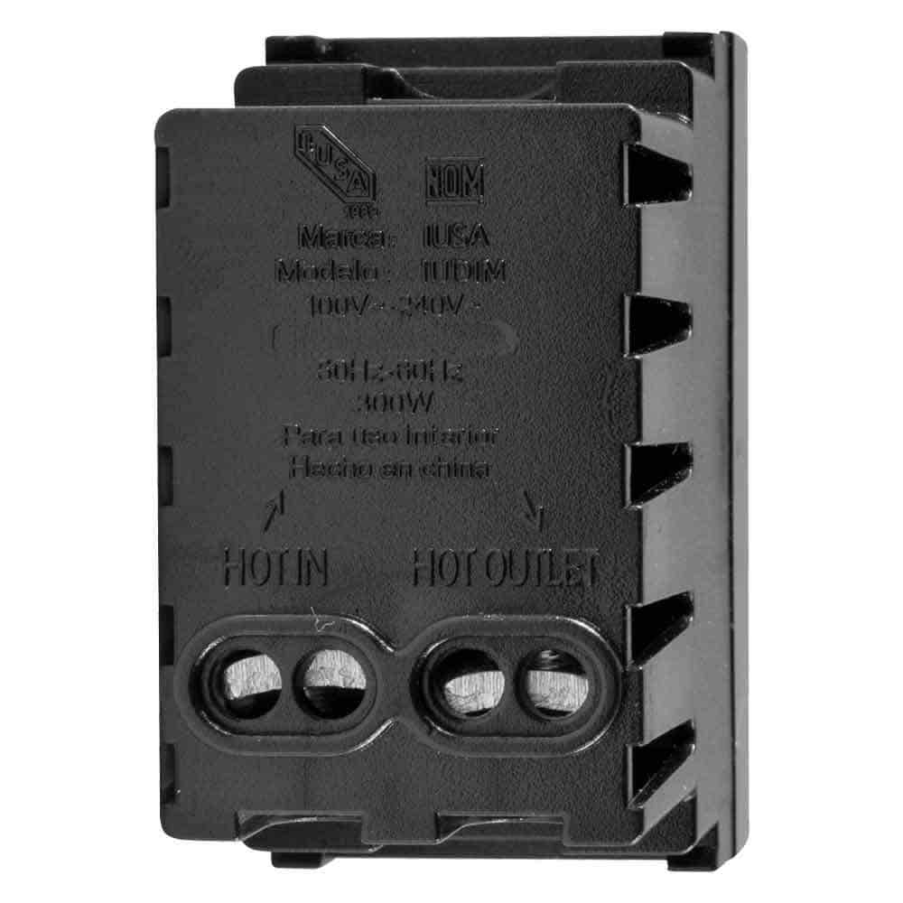 IUSA - Dimmer scudetto negro brillante
