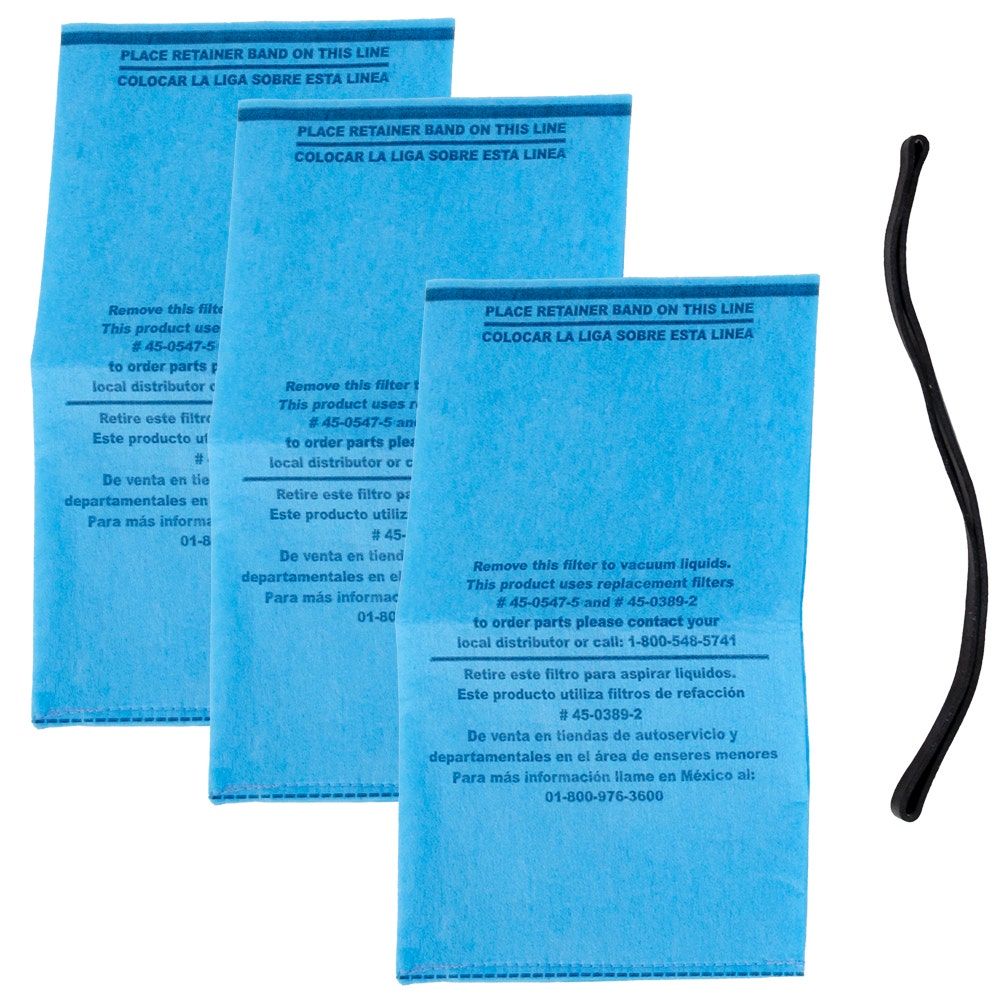 IUSA - Kit de filtros para aspiradora multiusos