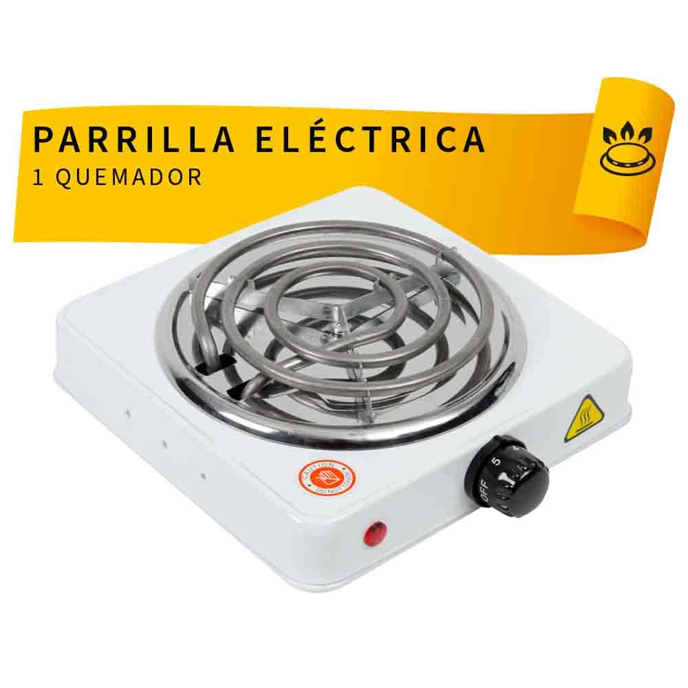 IUSA - Parrilla eléctrica 1 quemador mini espiral 1000 w