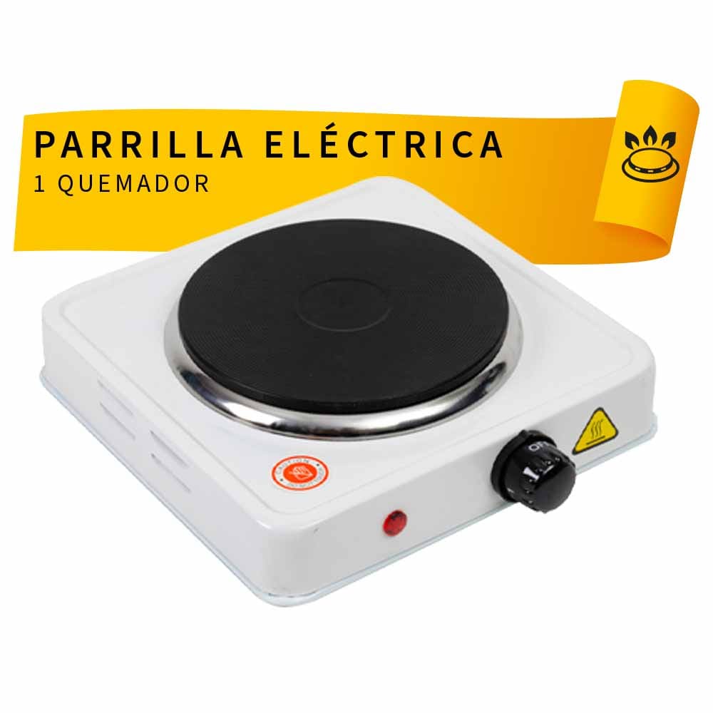 IUSA - Parrilla eléctrica con 1 quemador de disco 1000w