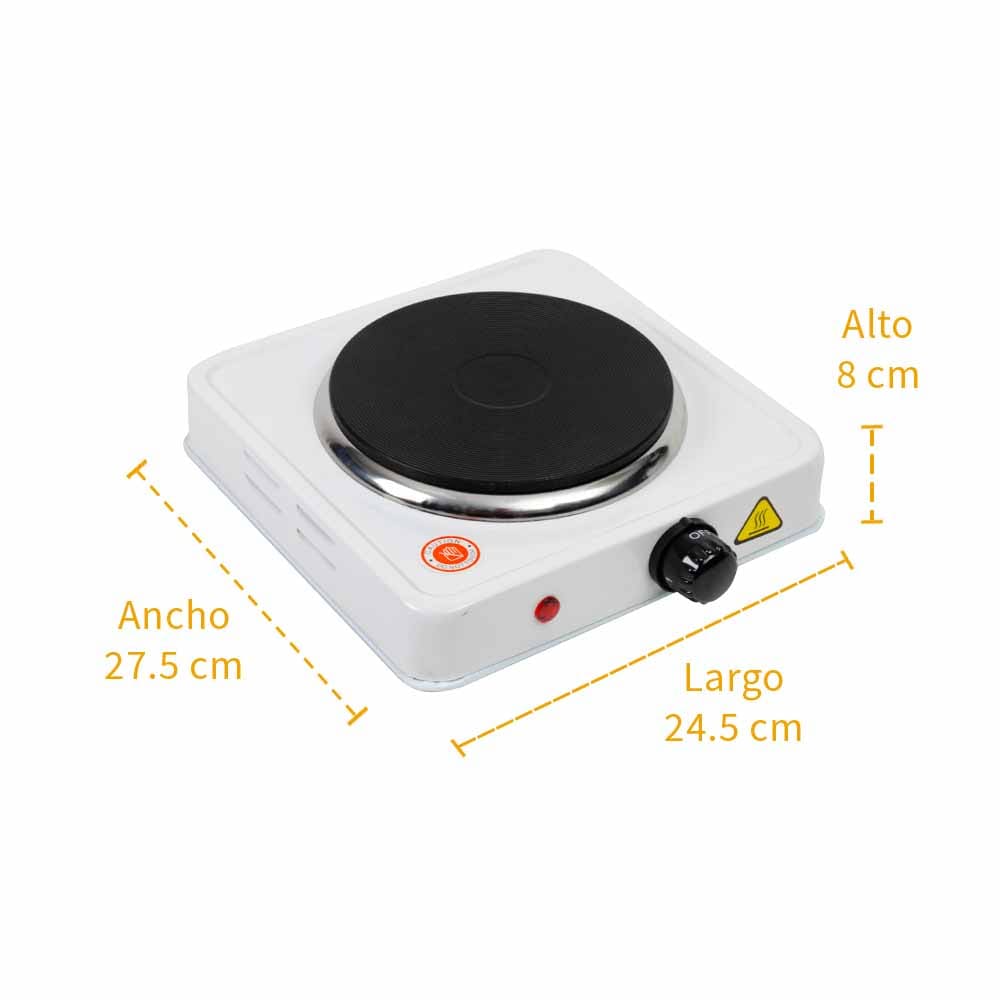 IUSA - Parrilla eléctrica con 1 quemador de disco 1000w
