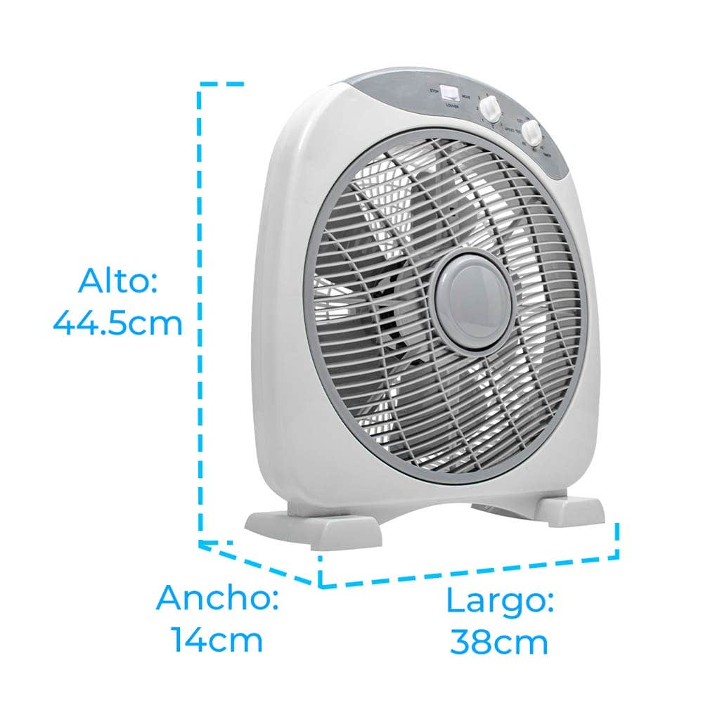 IUSA - Ventilador de escritorio iusa 12" 45w