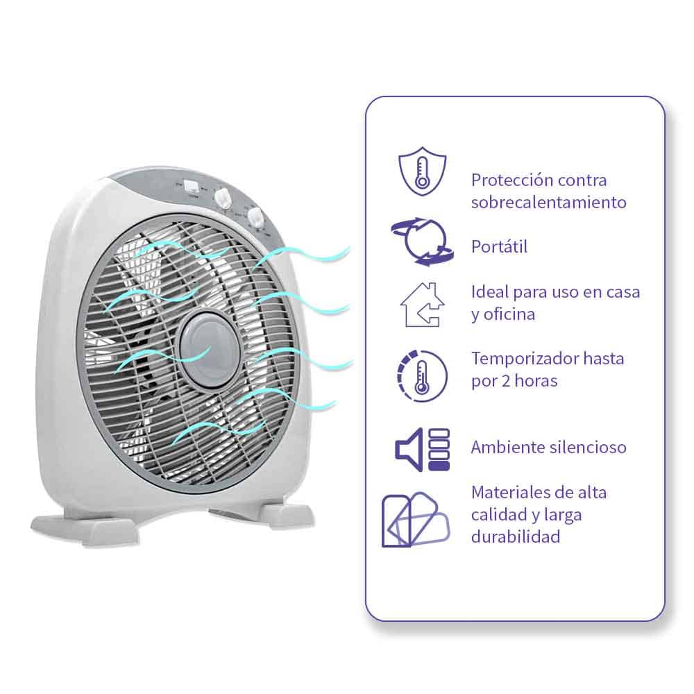 IUSA - Ventilador de escritorio iusa 12" 45w