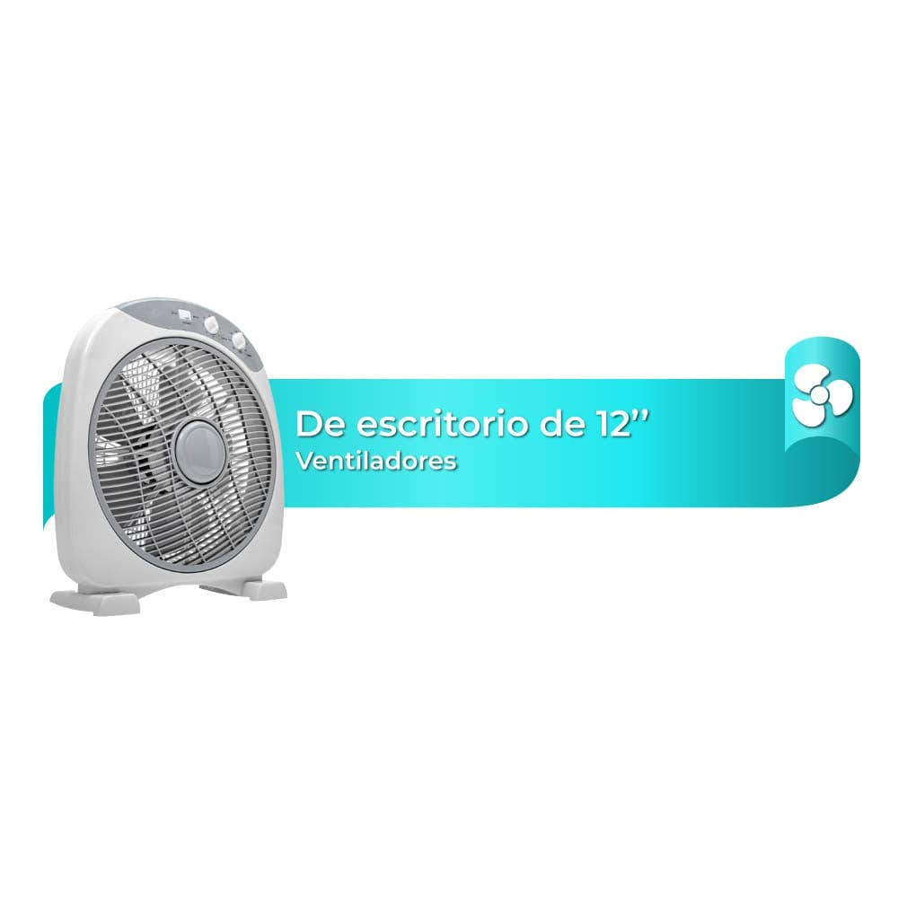 IUSA - Ventilador de escritorio iusa 12" 45w