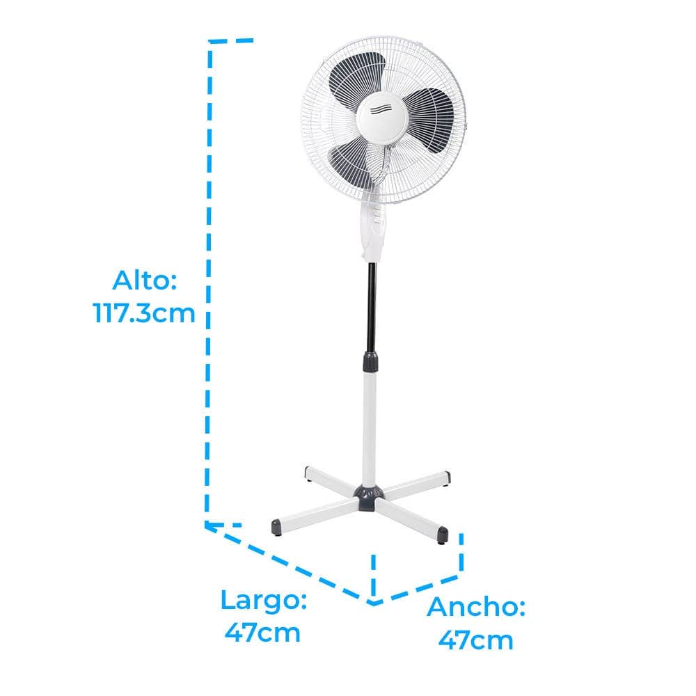 IUSA - Ventilador de pedestal 16" 38 w