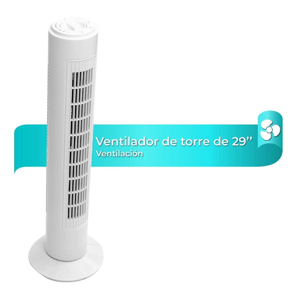 IUSA - Ventilador de torre iusa 29" 42 w 3 velocidades